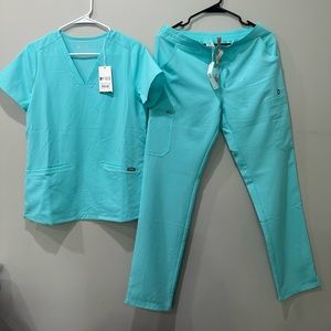 Figs Scrubs Fresh Aqua XS/S
